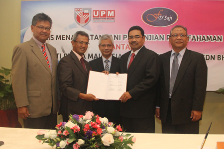 Majlis tandatangan MoU UPM_Felda D Saji pada 19 Mac 2013