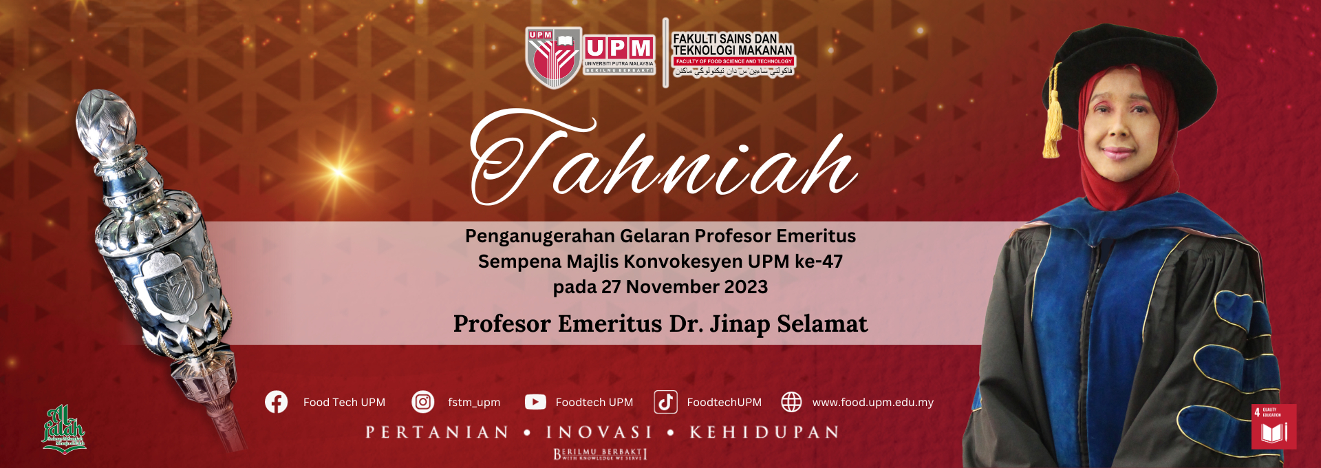 Profesor Emeritus Dr. Jinap Selamat